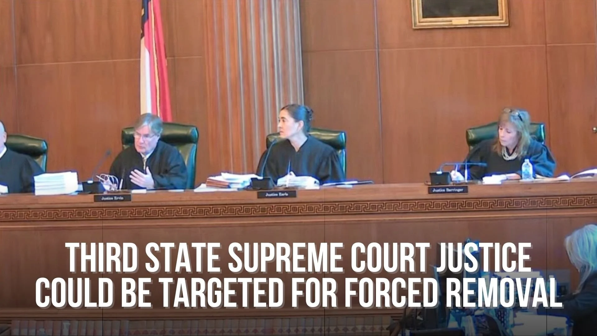 Third state Supreme Court justice could be targeted for forced removal