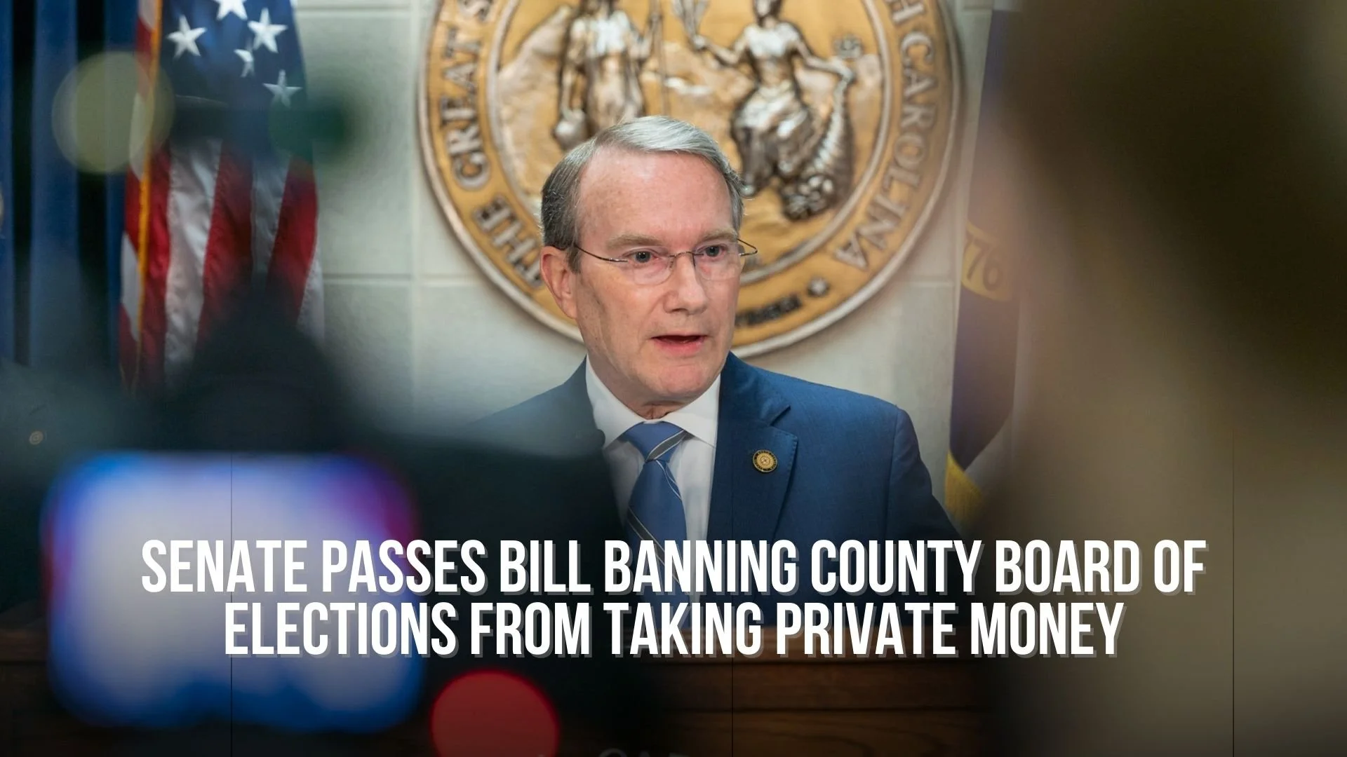  Senate passes bill banning county board of elections from taking private money