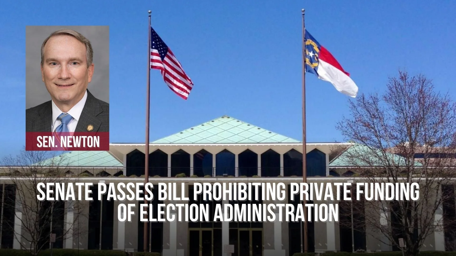 Senate Passes bill prohibiting private funding of election administration