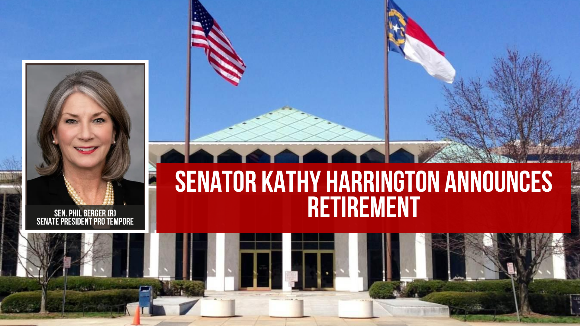 Senator Kathy Harrington announces retirement