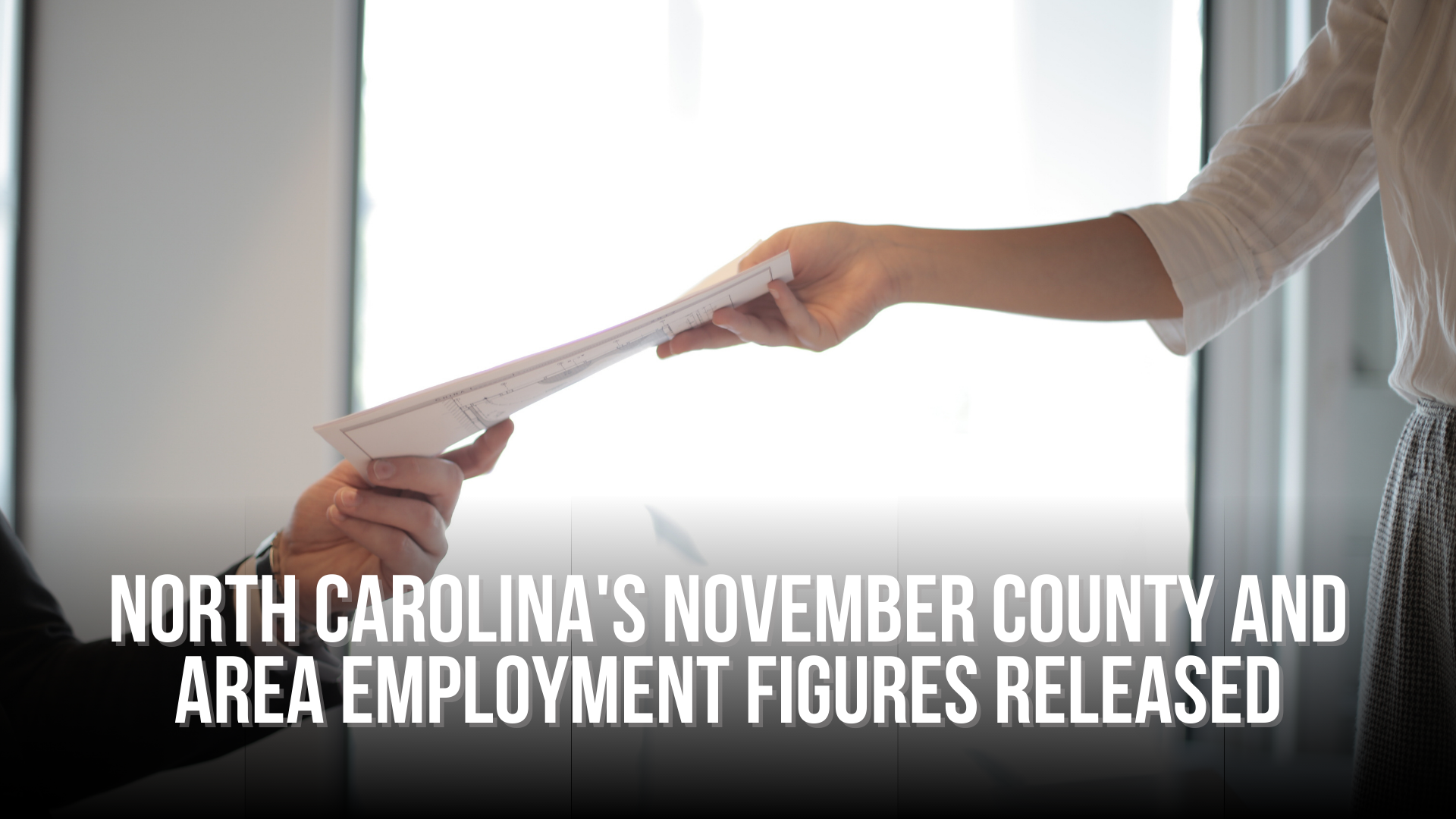 North Carolina's November county and area employment figures released
