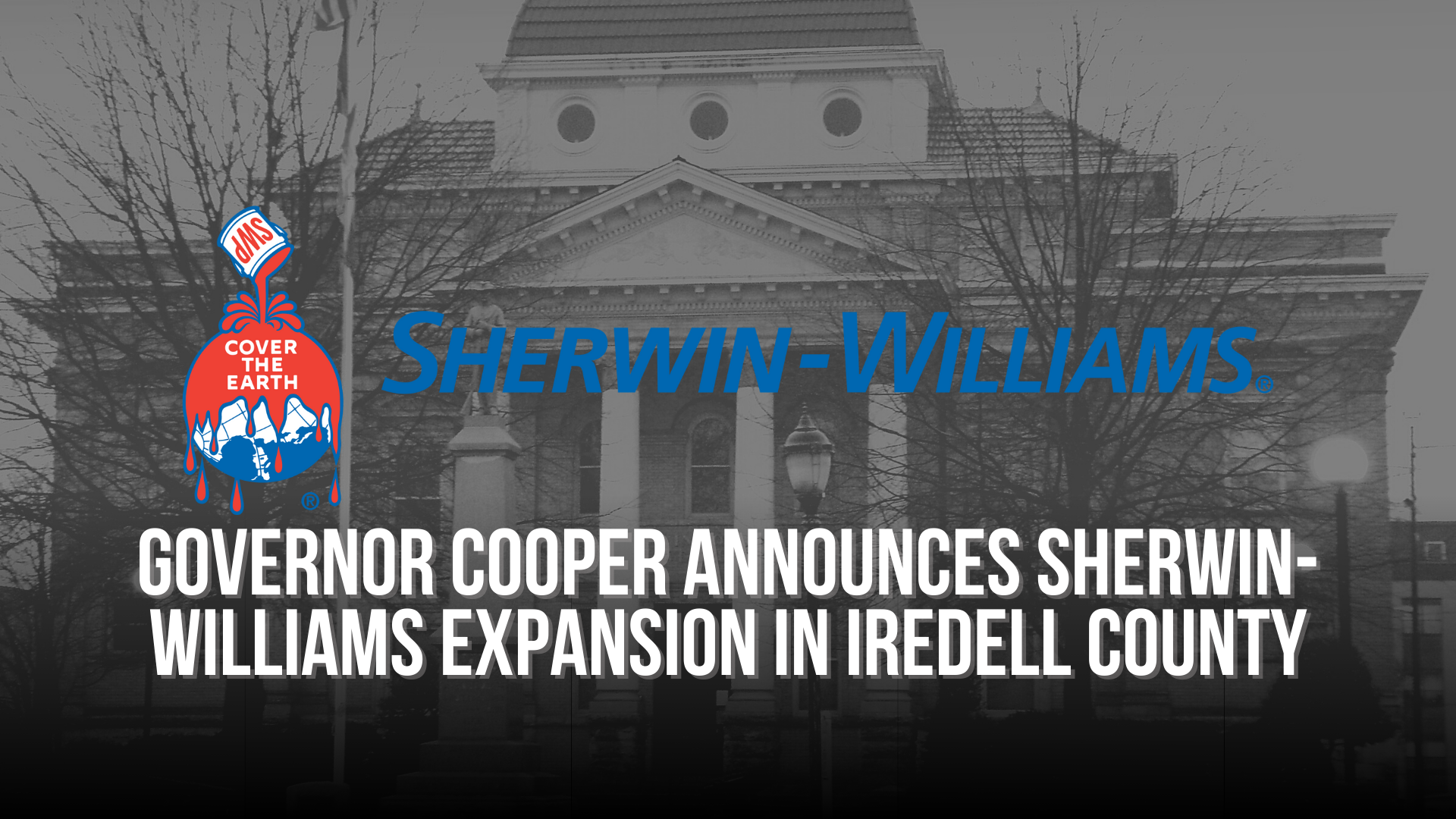 Governor Cooper announces Sherwin-Williams expansion in Iredell County