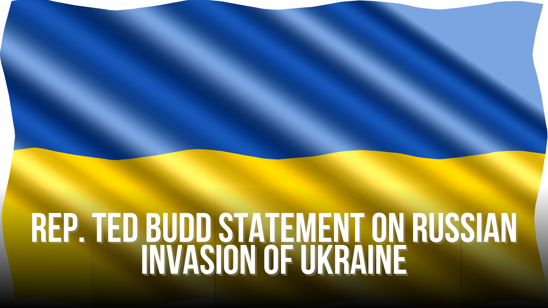 Rep. Ted Budd Statement on Russian Invasion of Ukraine