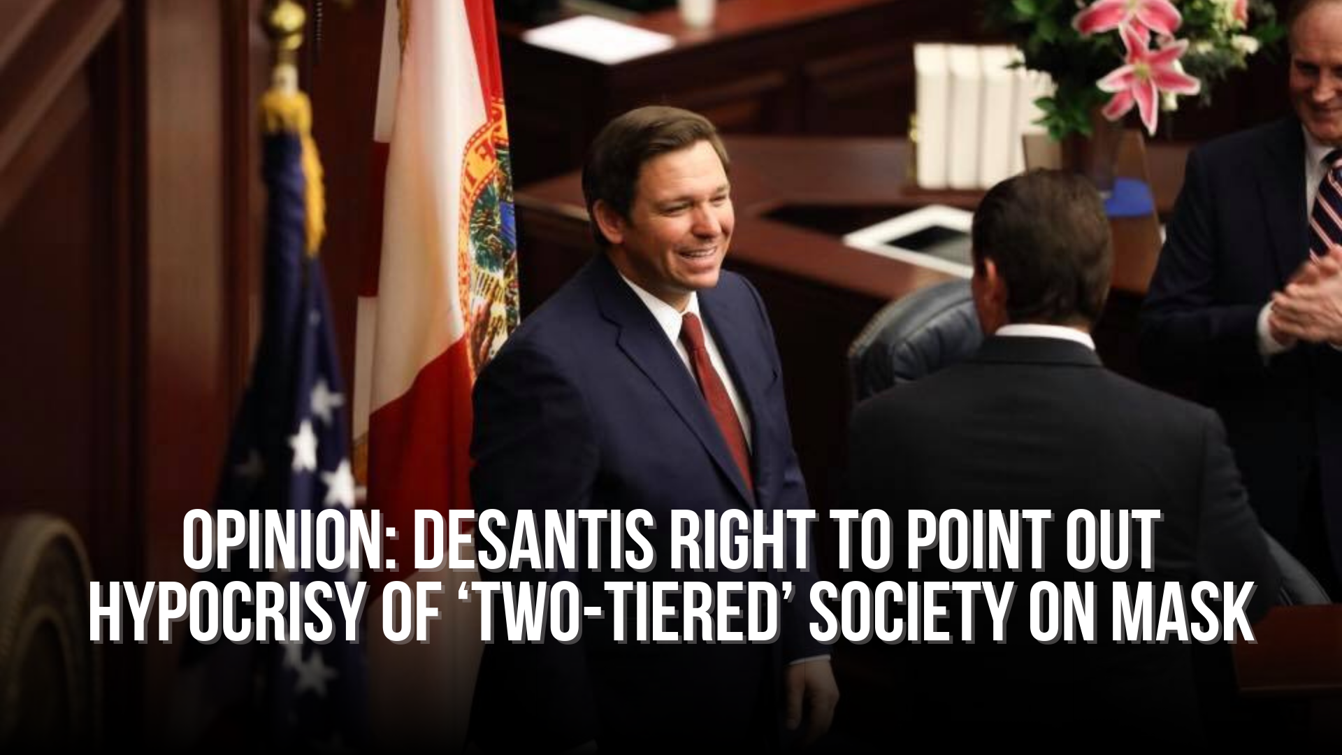 OPINION: DeSantis right to point out hypocrisy of ‘two-tiered’ society on masks
