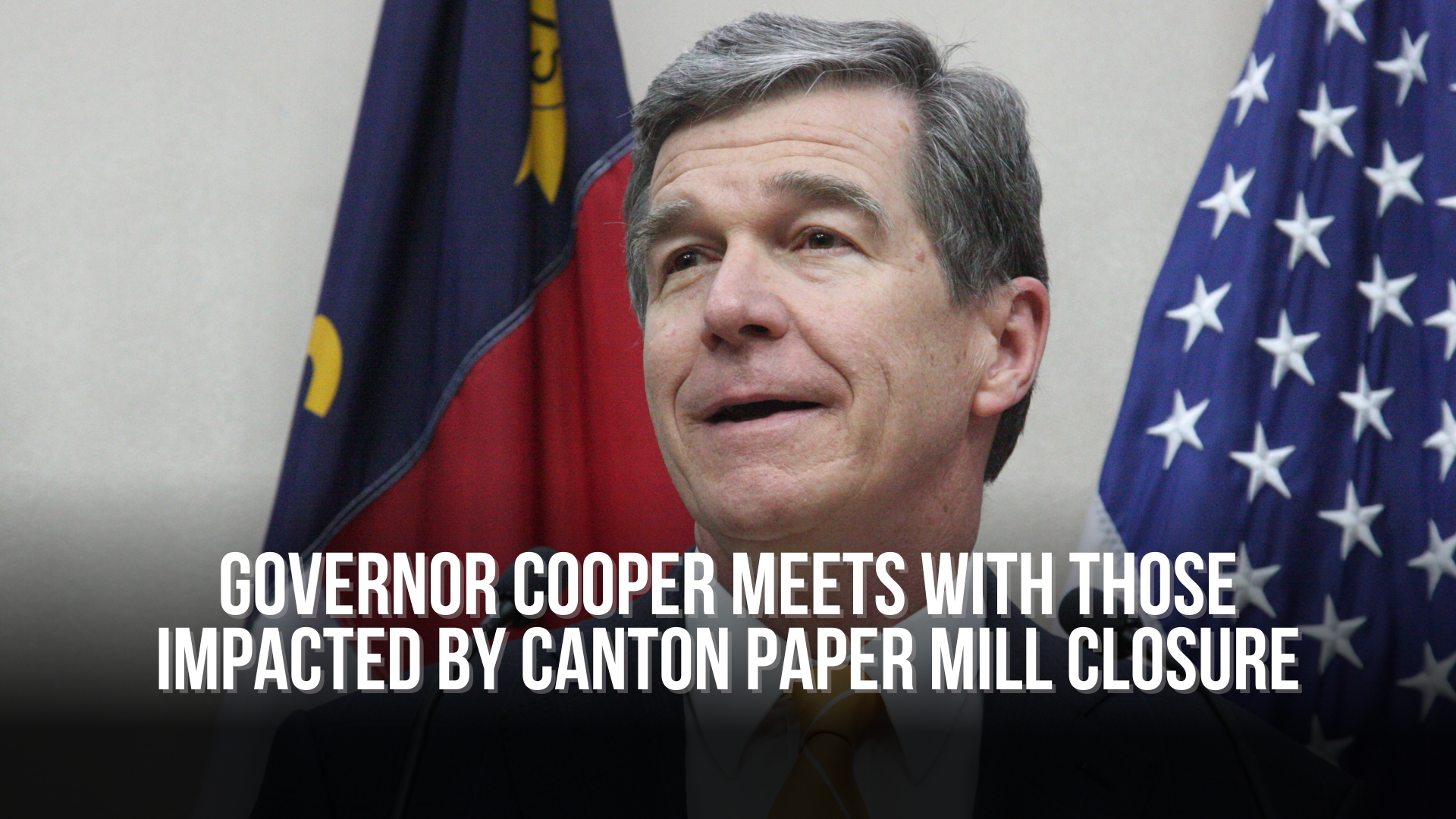 Governor Cooper meets with those impacted by Canton Paper Mill closure