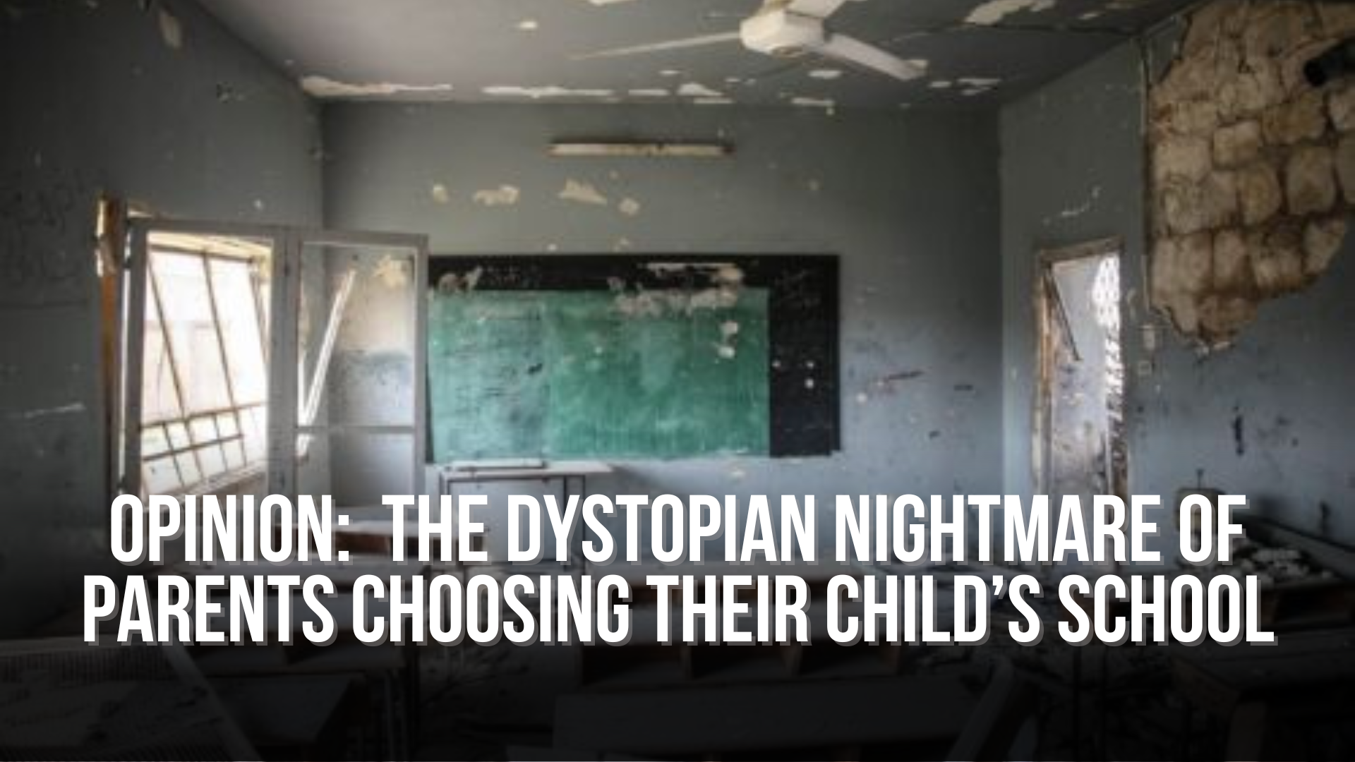 OPINION:  The dystopian nightmare of parents choosing their child’s school