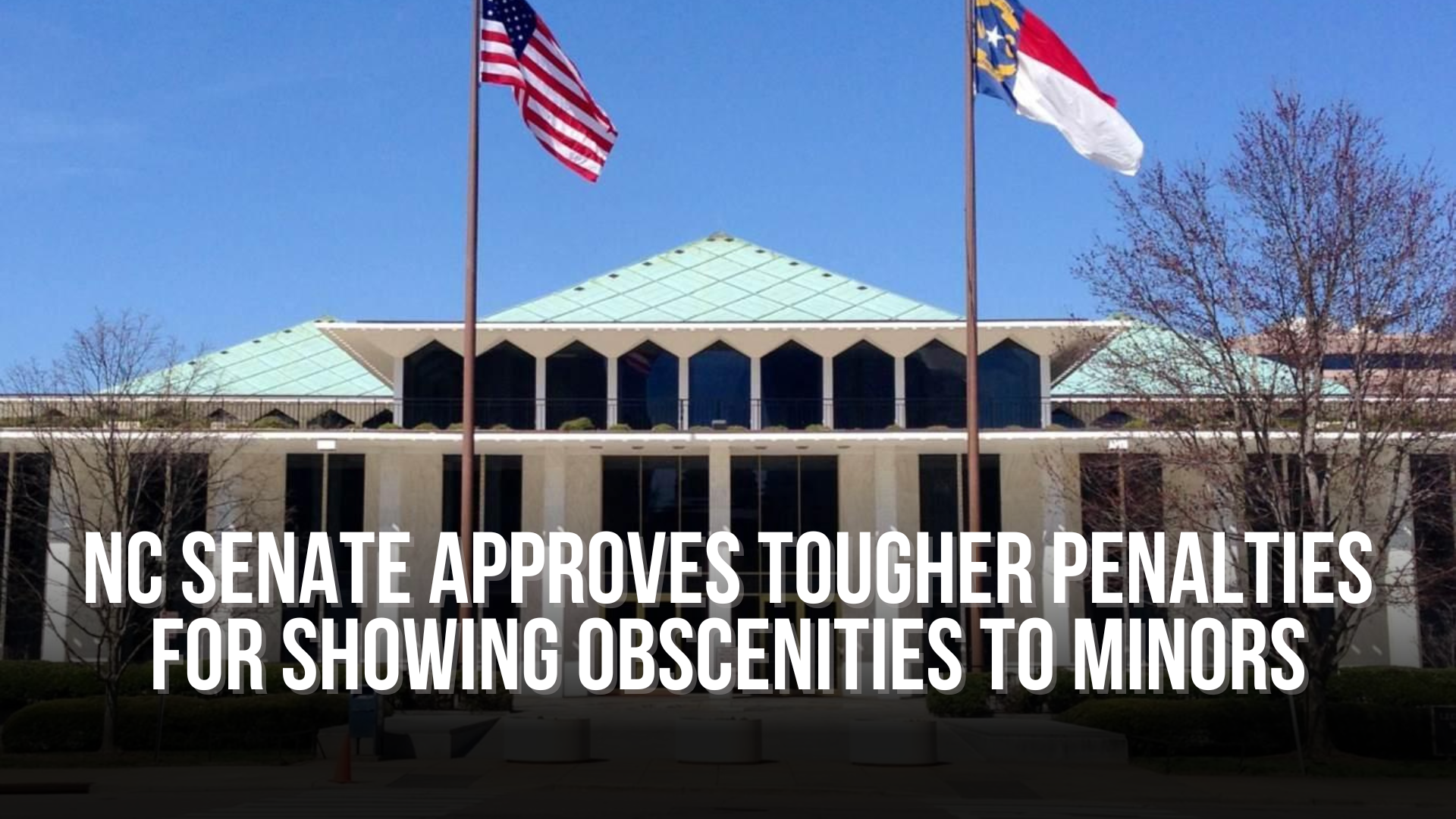 NC Senate approves tougher penalties for showing obscenities to minors