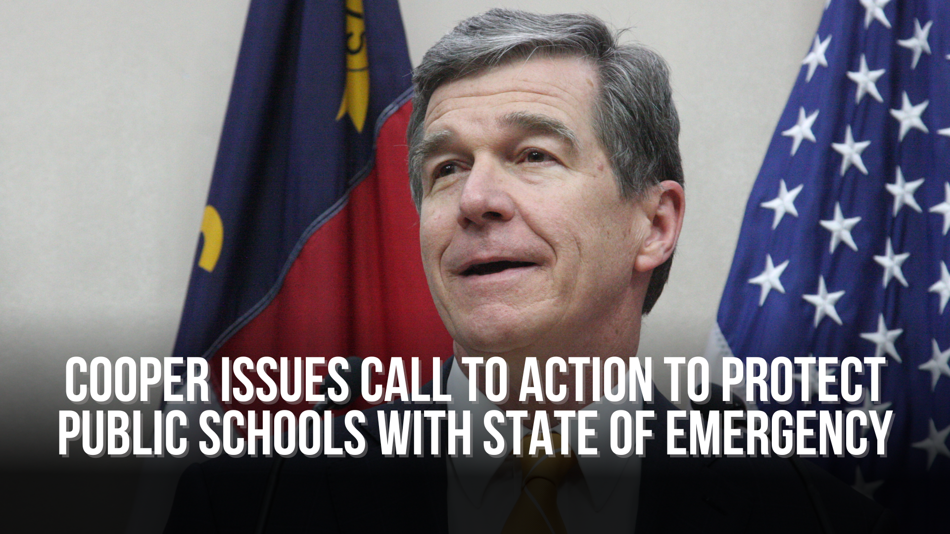 Cooper issues call to action to protect public schools with State of Emergency