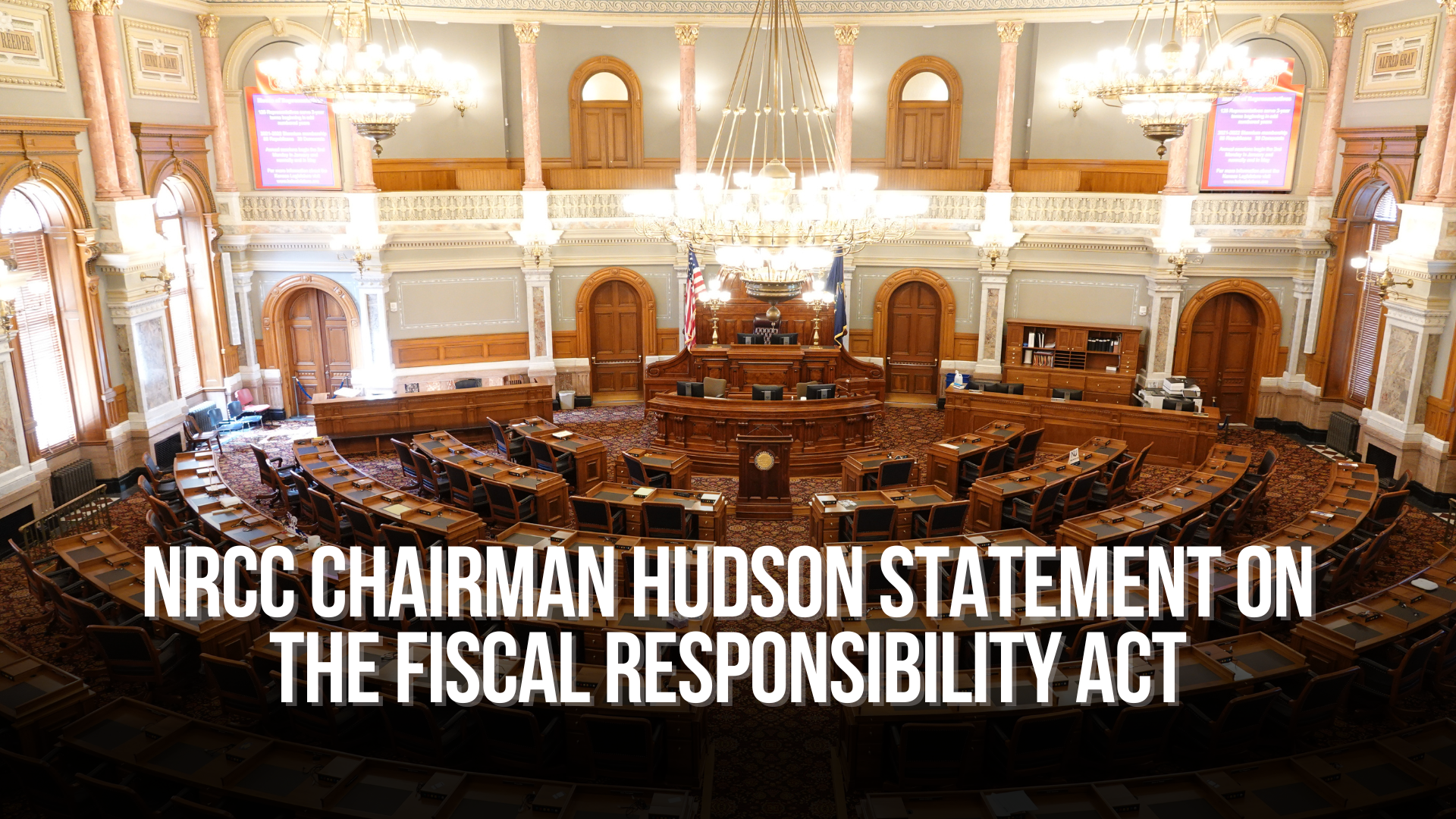 NRCC Chairman Hudson Statement on the Fiscal Responsibility Act