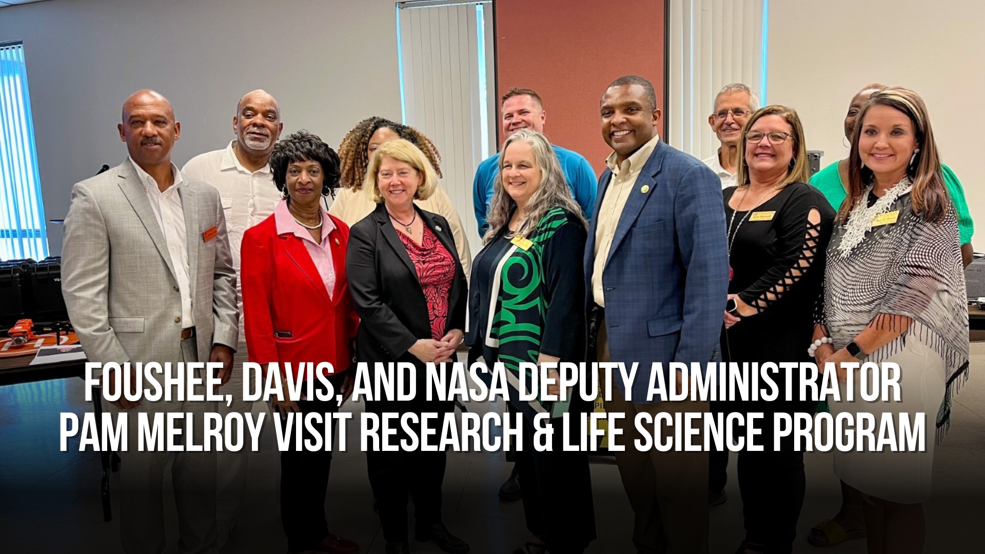 Reps. Foushee, Davis, and NASA Deputy Administrator Pam Melroy Visit Research &amp; Life Science Programs