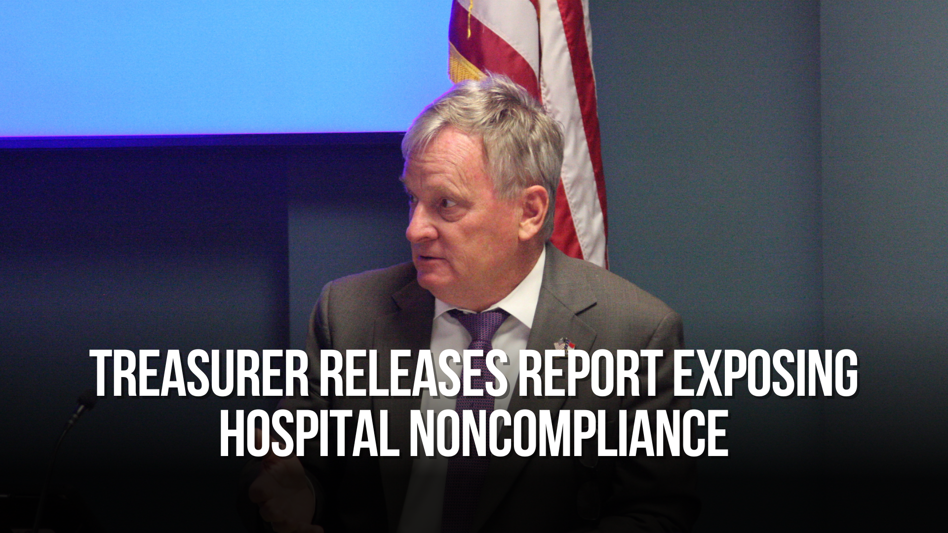 State Treasurer Folwell Releases Report Exposing Hospital Noncompliance with Federal Price Transparency Rules and Huge Price Markups