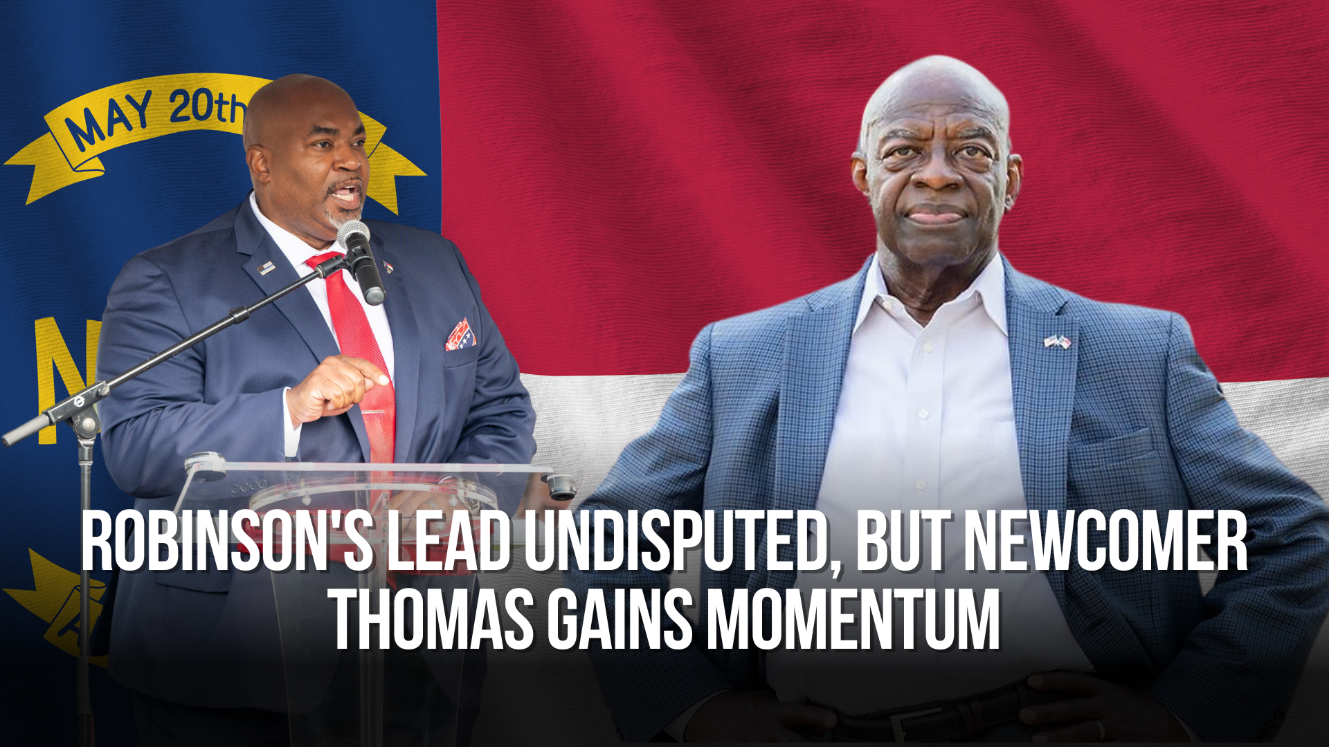 Robinson's lead undisputed, but newcomer Thomas gains momentum