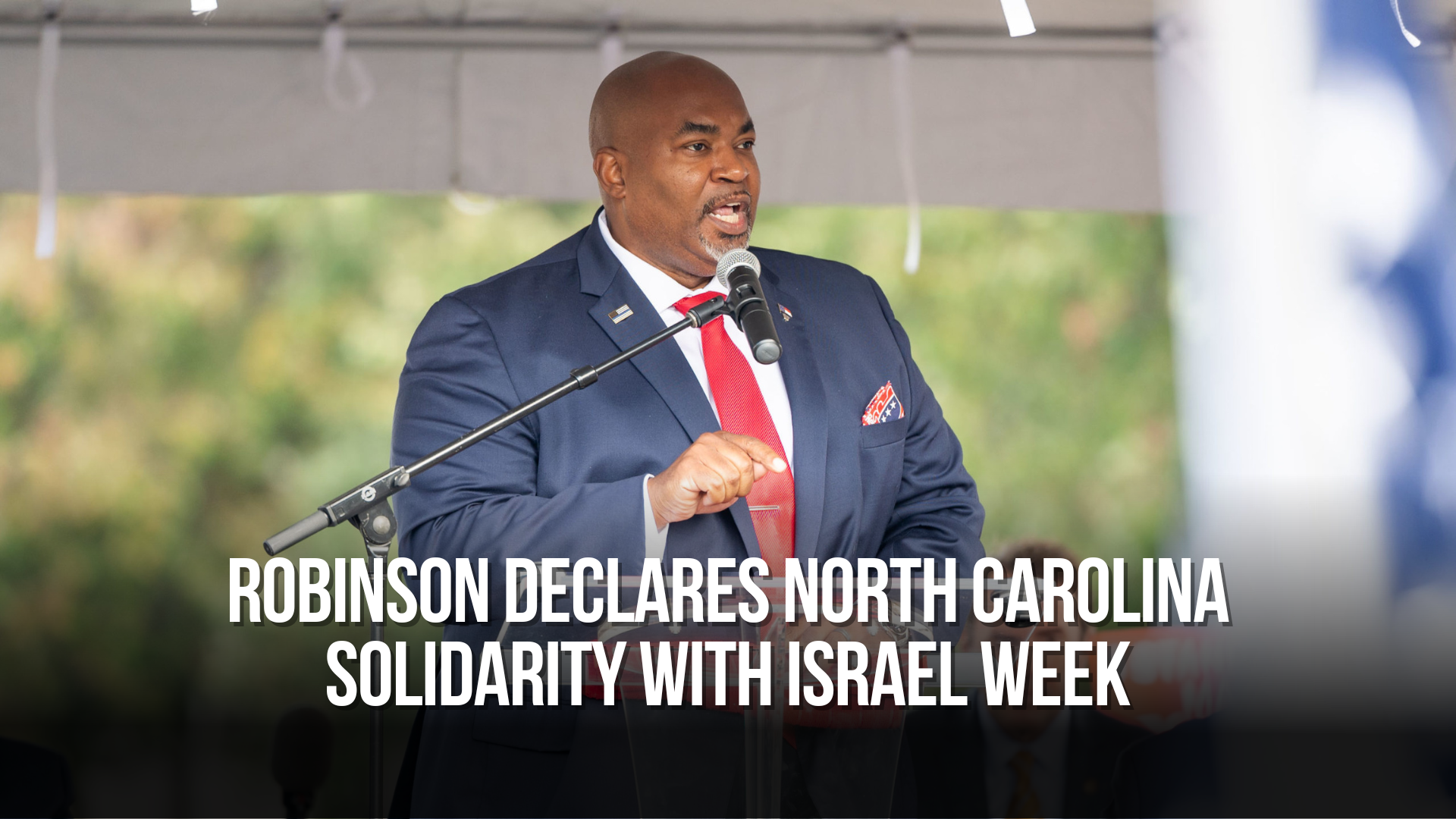 Robinson declares North Carolina Solidarity with Israel Week