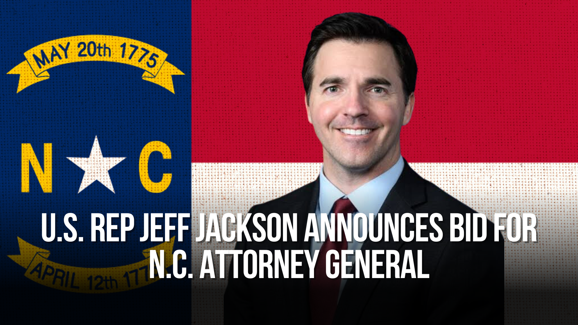 U.S. Rep Jeff Jackson announces bid for N.C. Attorney General