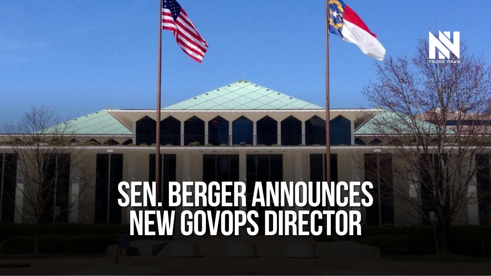 Sen. Berger Announces New GovOps Director