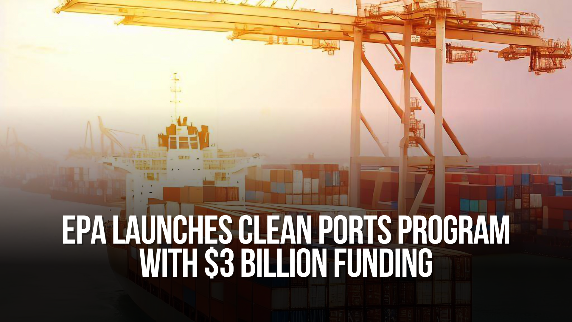 US EPA to Announce Clean Ports Program, $3 Billion in Federal Funding ...
