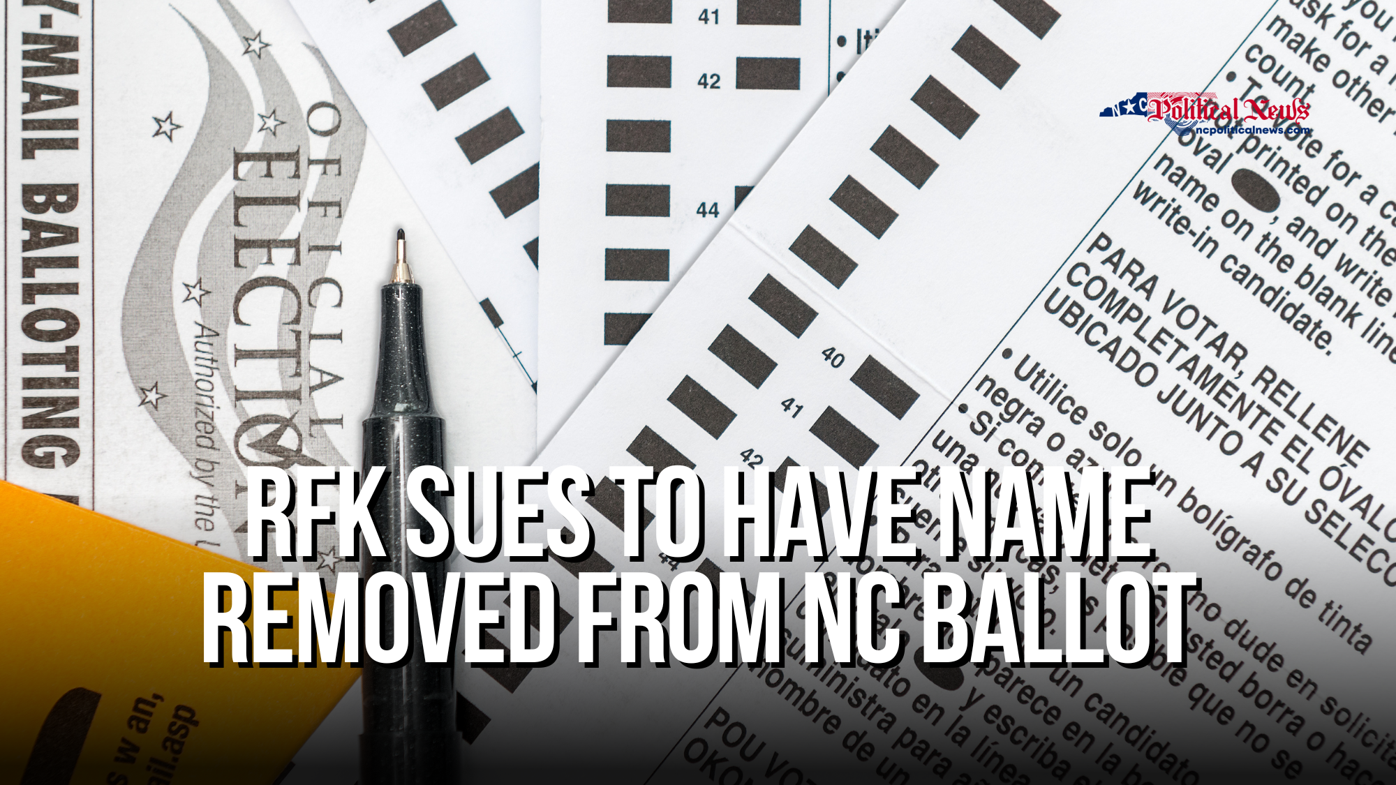 RFK sues to have name removed from NC ballot