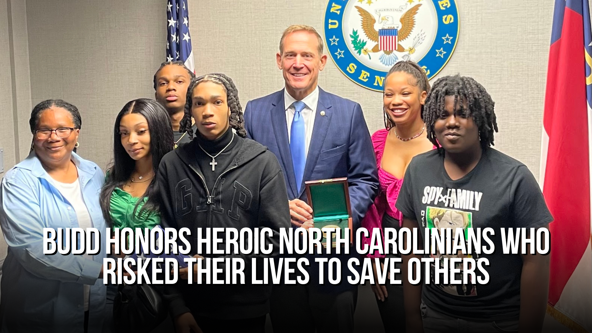 Budd Honors Heroic North Carolinians Who Risked Their Lives to Save Others