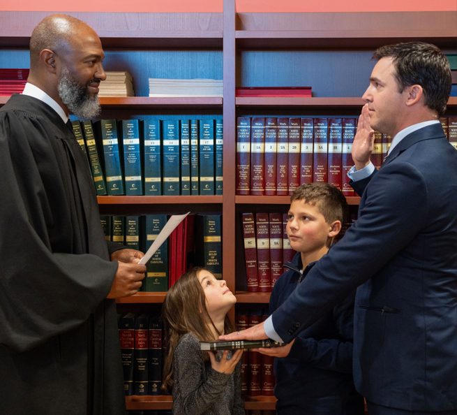 Attorney General Jeff Jackson is Sworn in as North Carolina’s Attorney General