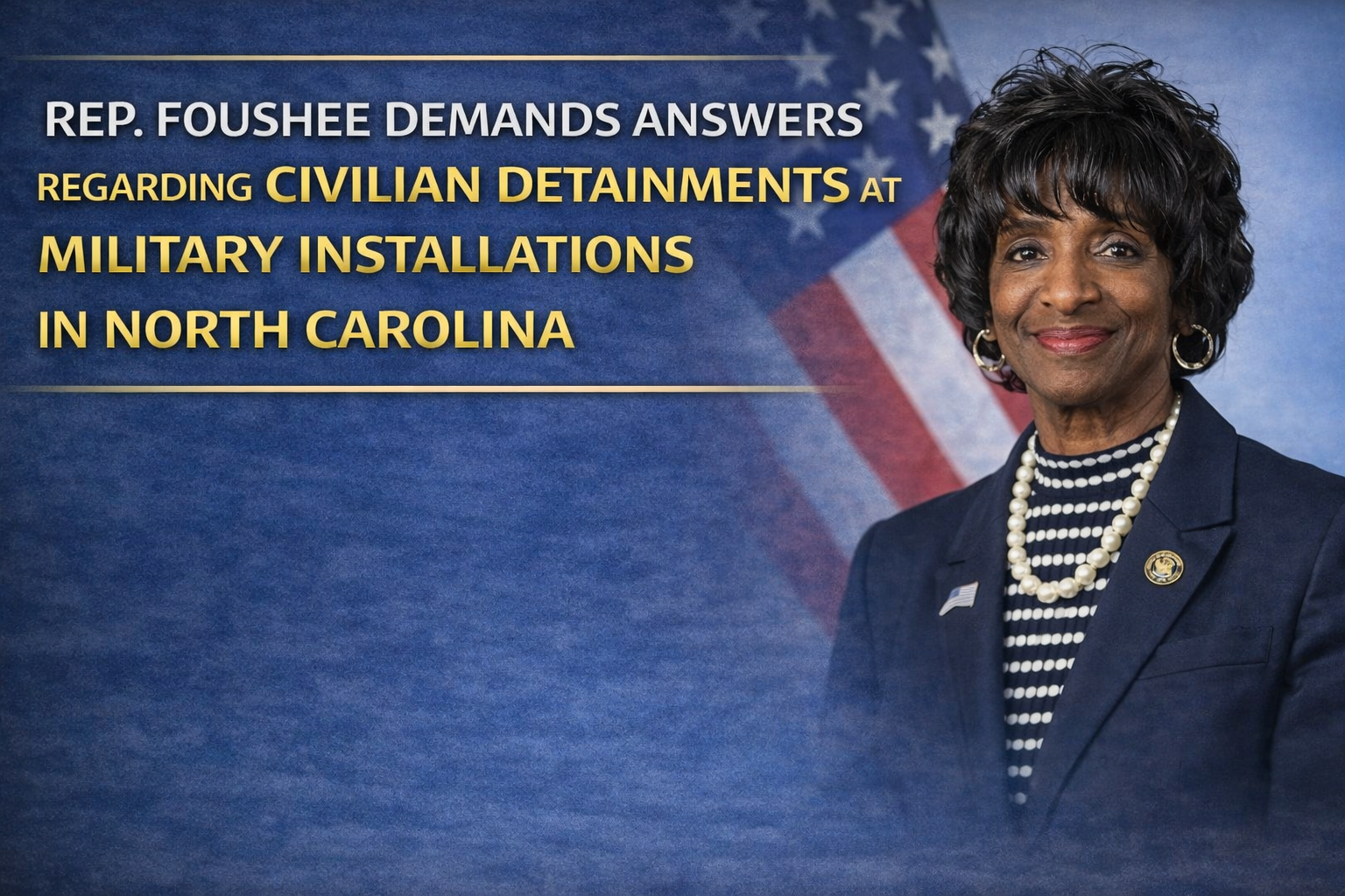 Foushee seeks answers after civilians detained near North Carolina military sites