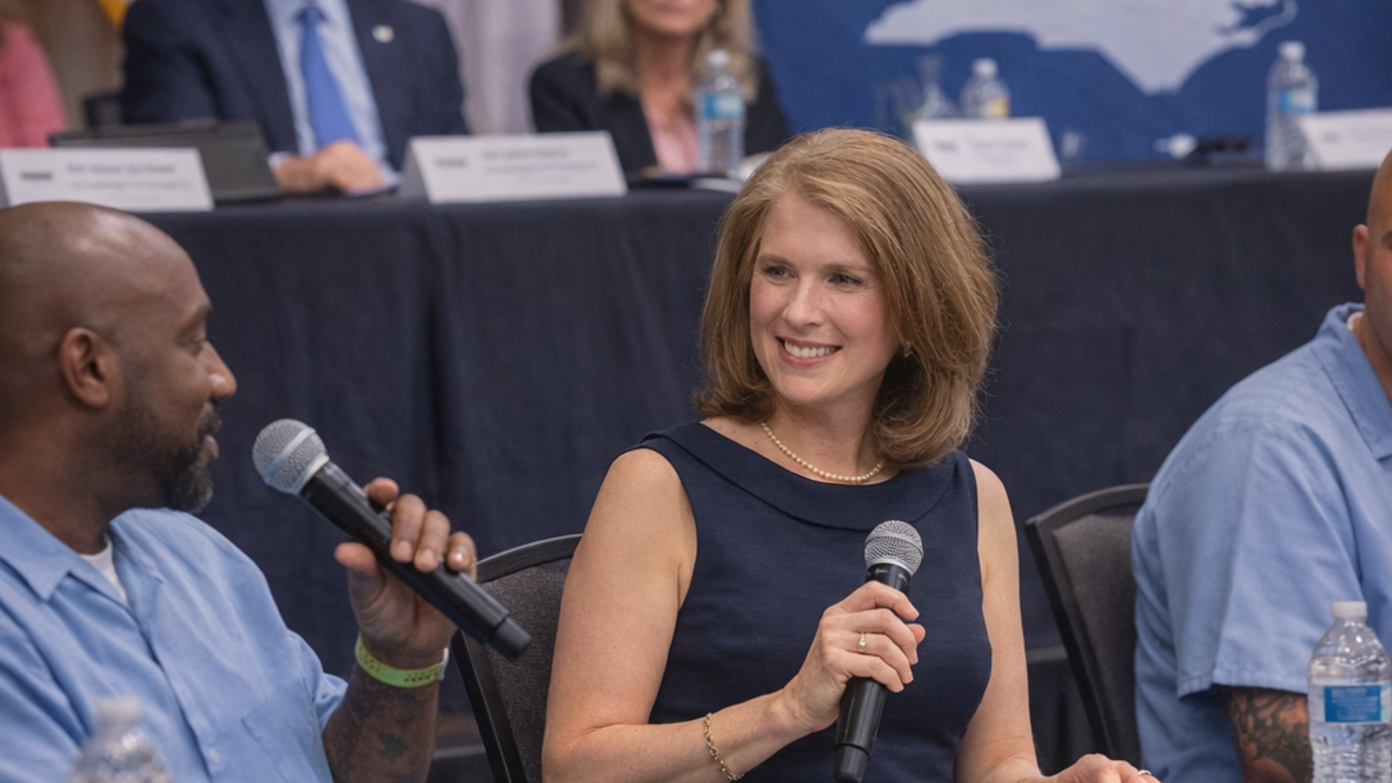 First Lady Anna Stein moderates reentry panel at NCDAC conference