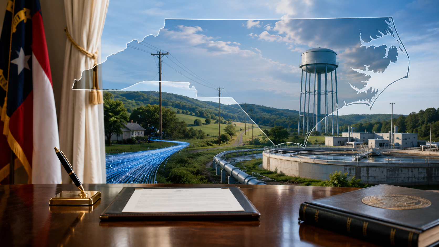 Stein signs bill shifting federal funds for broadband, water projects