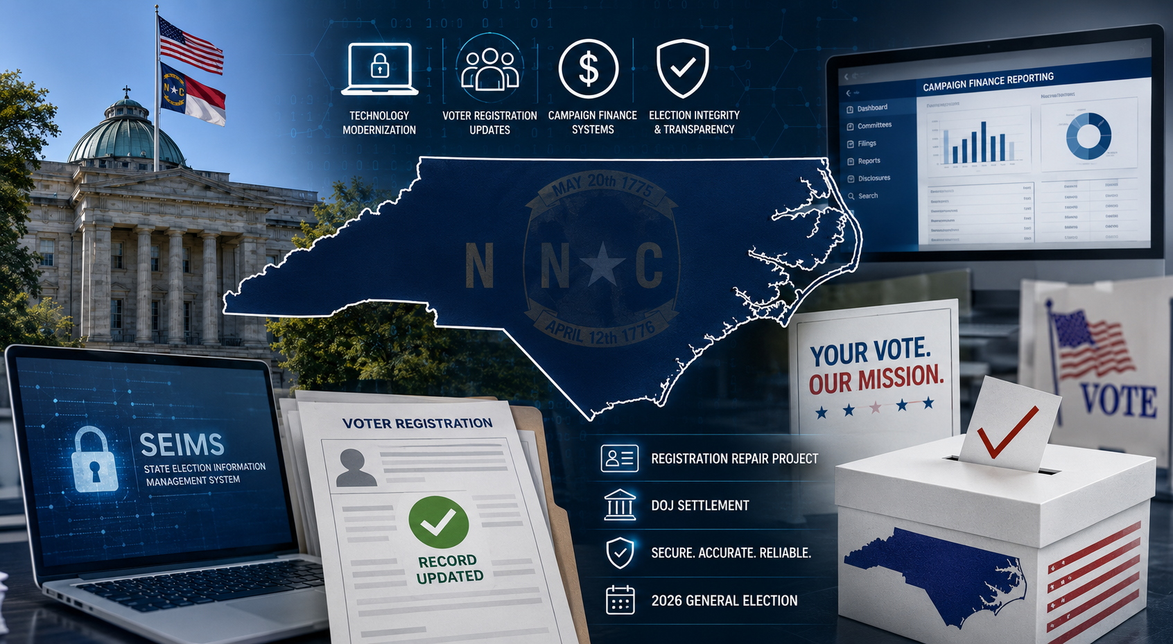 Elections director marks first year as state pushes technology and voter record updates
