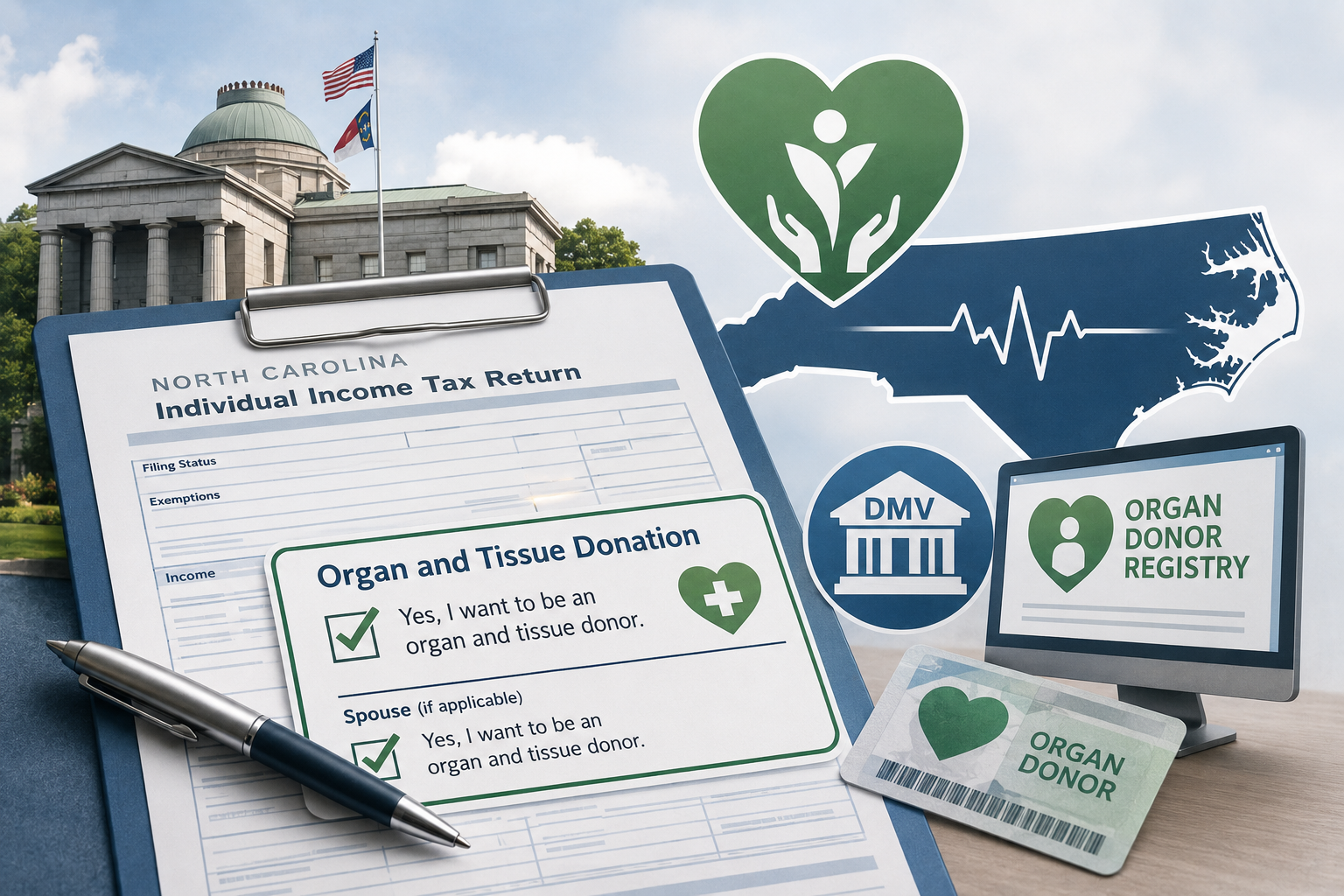 Senate committee to discuss bill allowing organ donor registration on tax returns