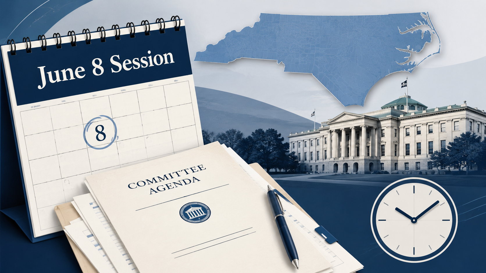 North Carolina House, Senate return for June 8 sessions