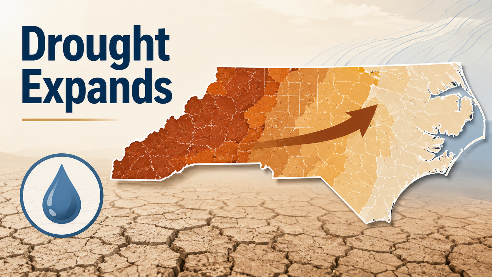 Exceptional drought expands to 10 central North Carolina counties