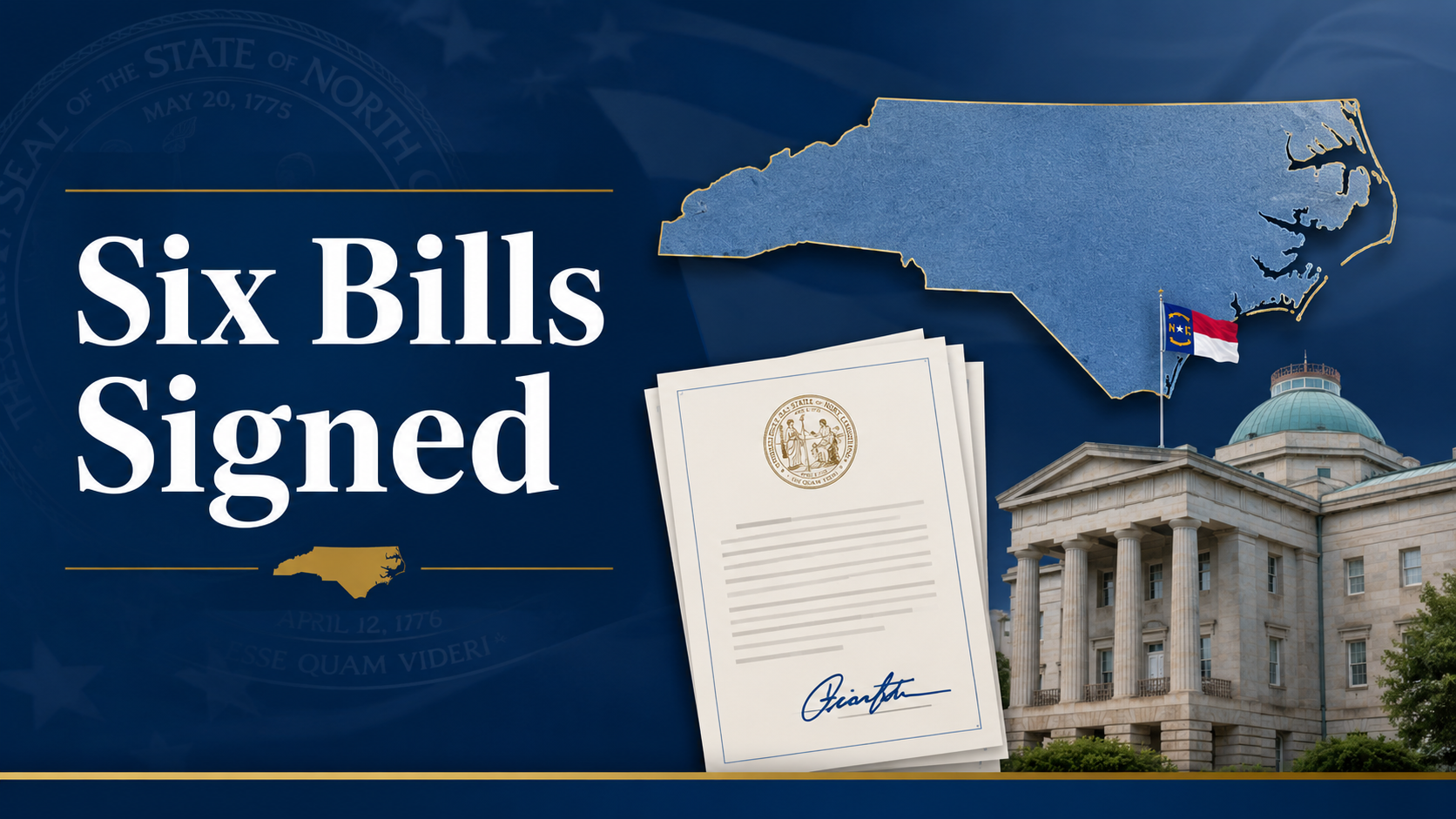 Stein signs six bills, including housing finance and agriculture measures