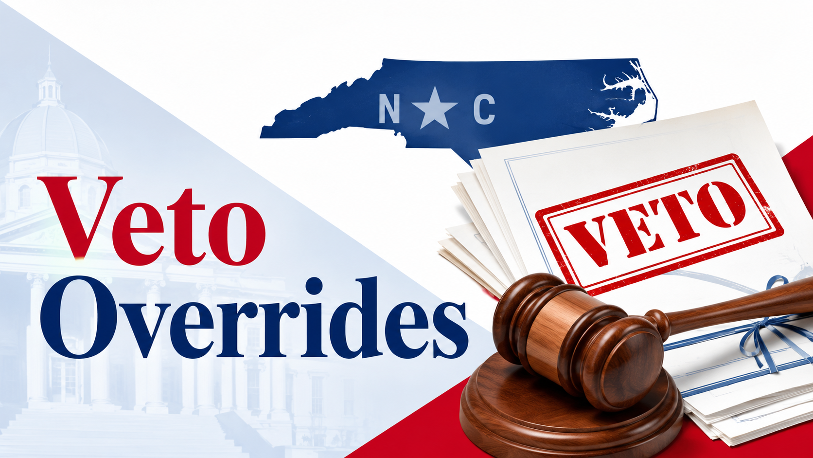 NC lawmakers override vetoes on immigration, DEI and education bills
