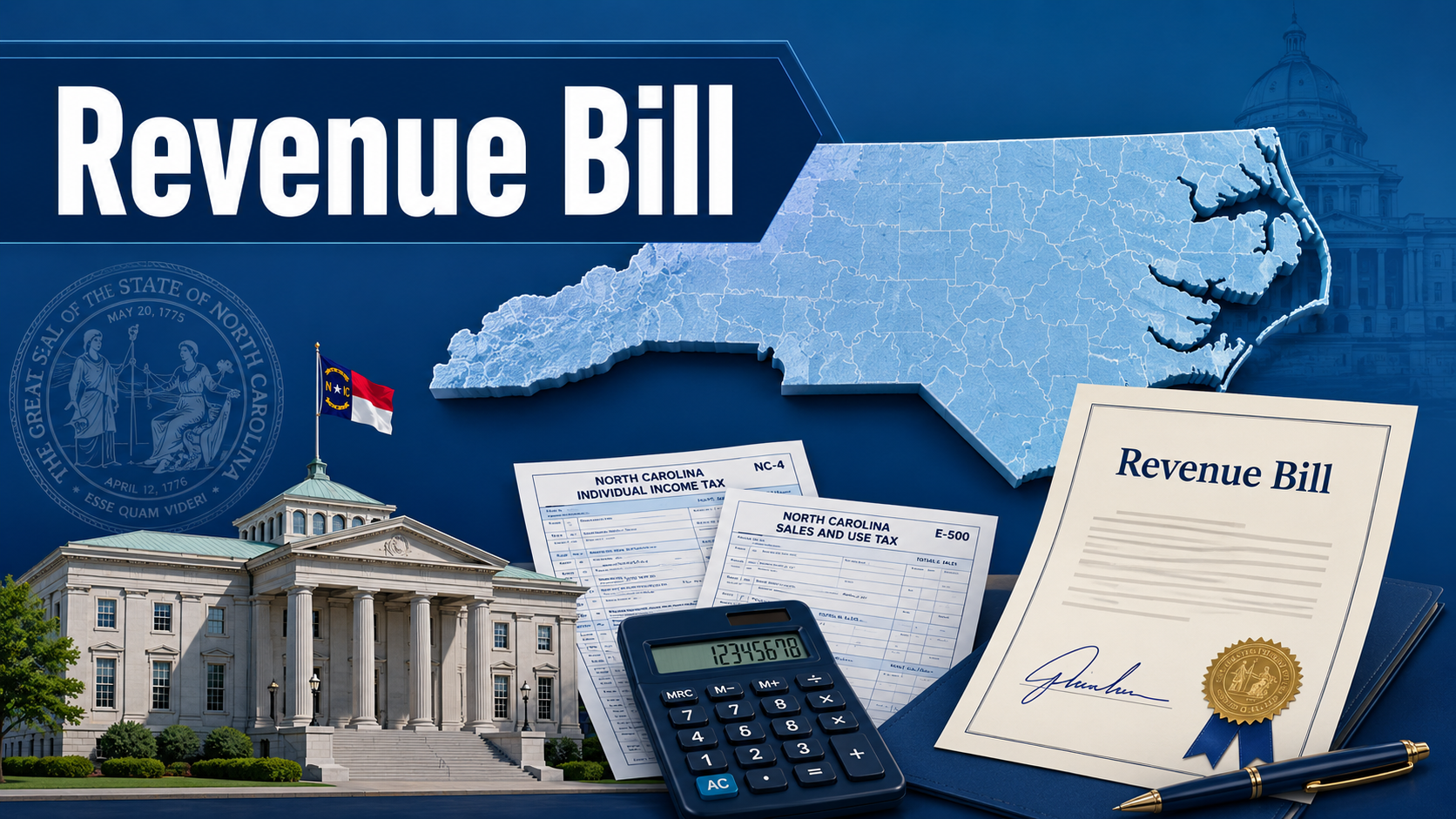 Revenue laws bill presented to governor