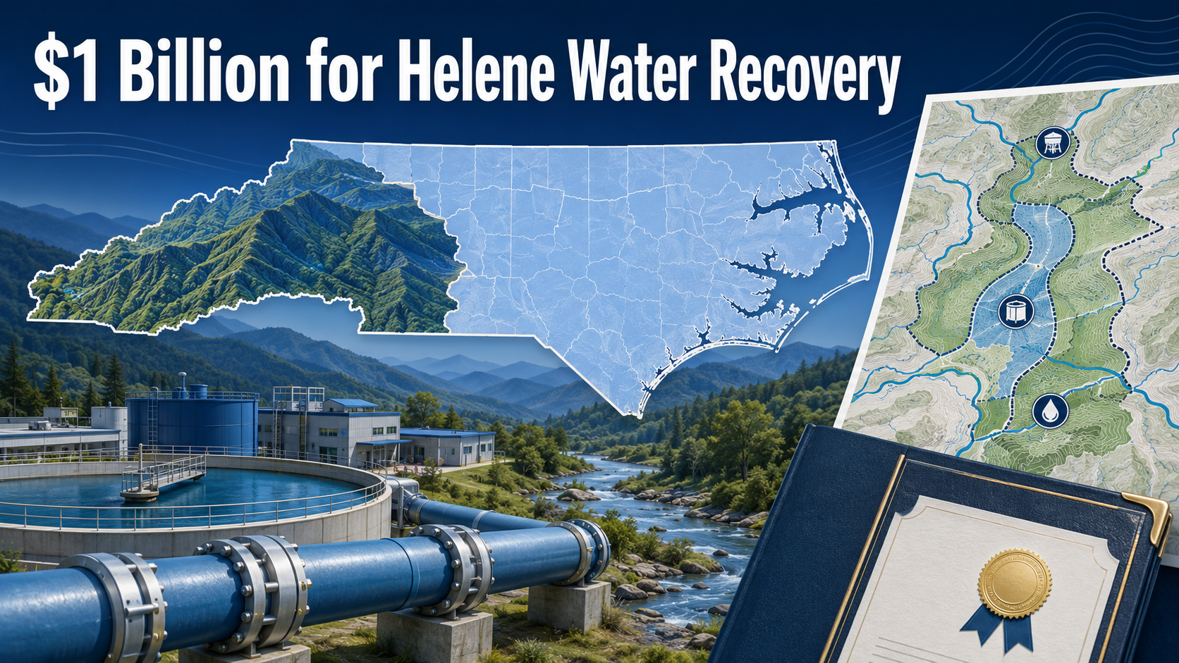 NC reports $1 billion in Helene water awards, begins statewide resilience-plan update