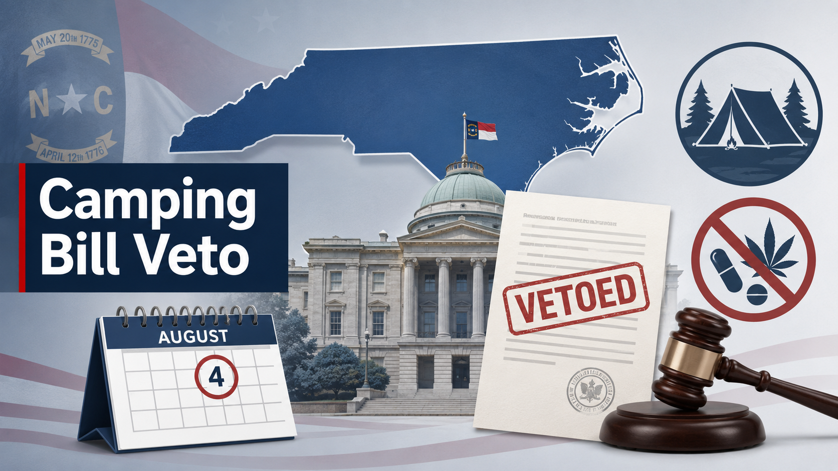 Vetoed public-camping and drug-free-zone bill placed on Aug. 4 House calendar