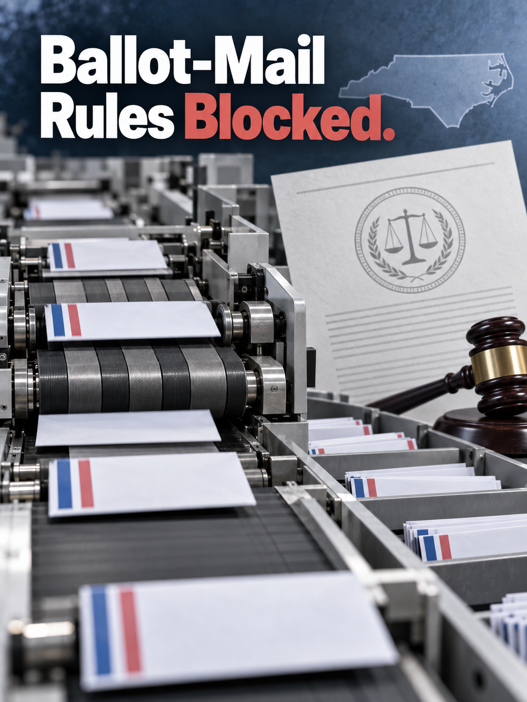 Federal court blocks mandatory USPS ballot-mail rules for 2026 election