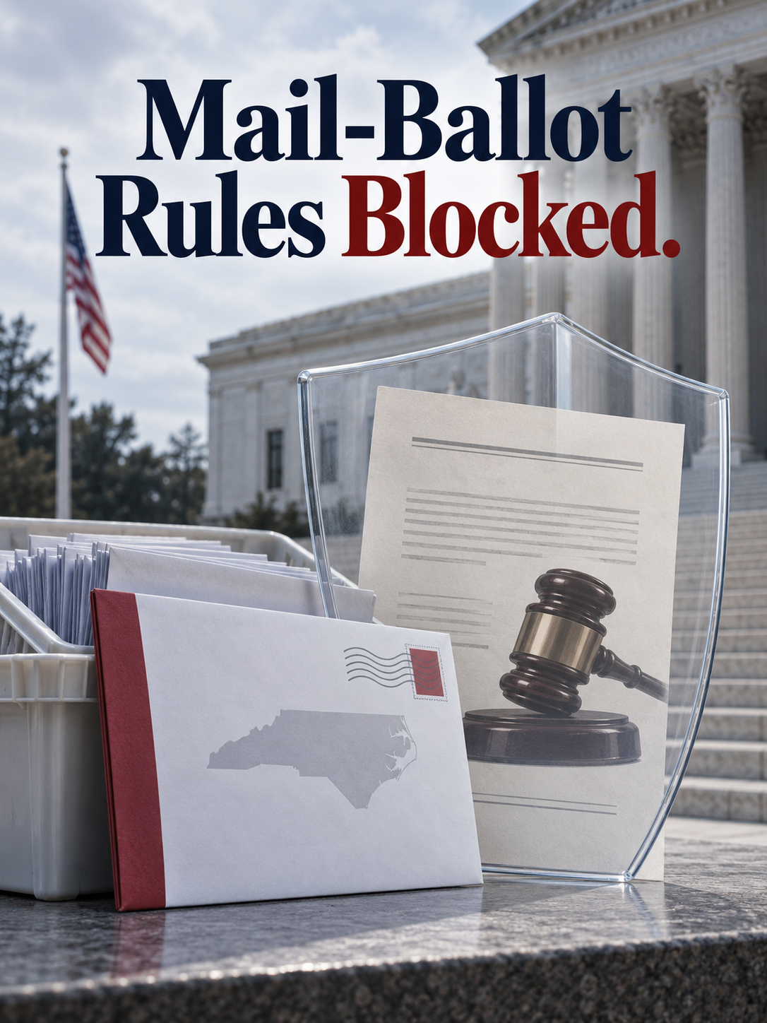 Second federal judge blocks mail-ballot rules as North Carolina voting proceeds