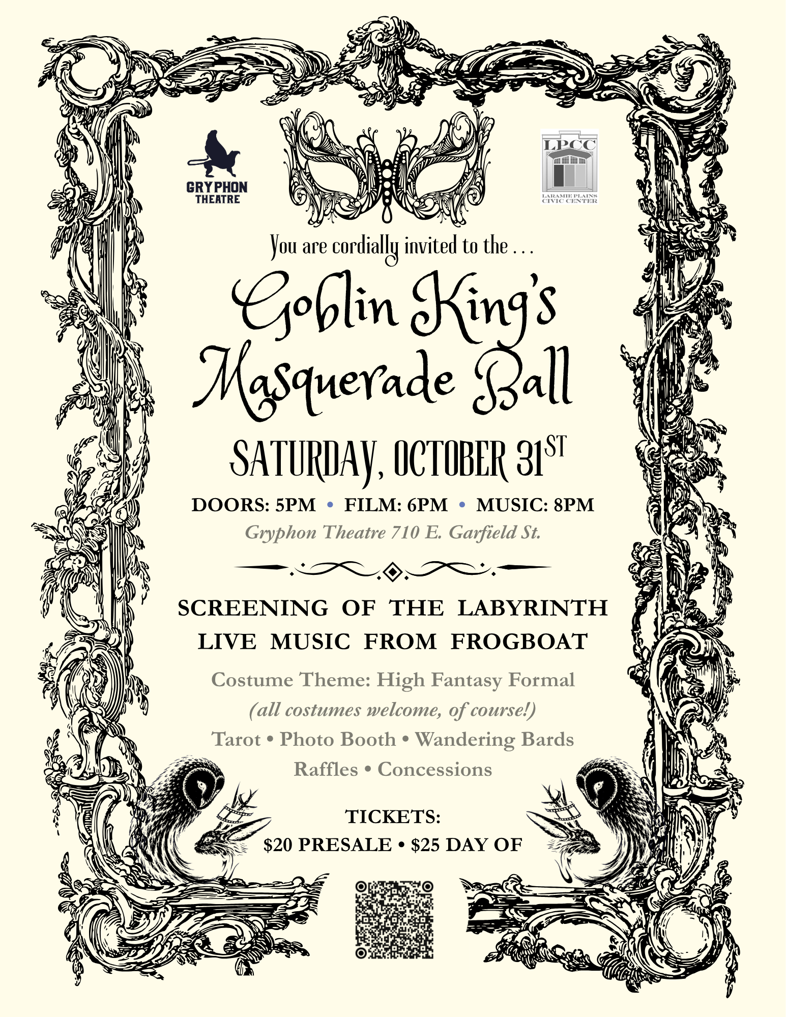 The Goblin King’s Masquerade Ball & Frogboat