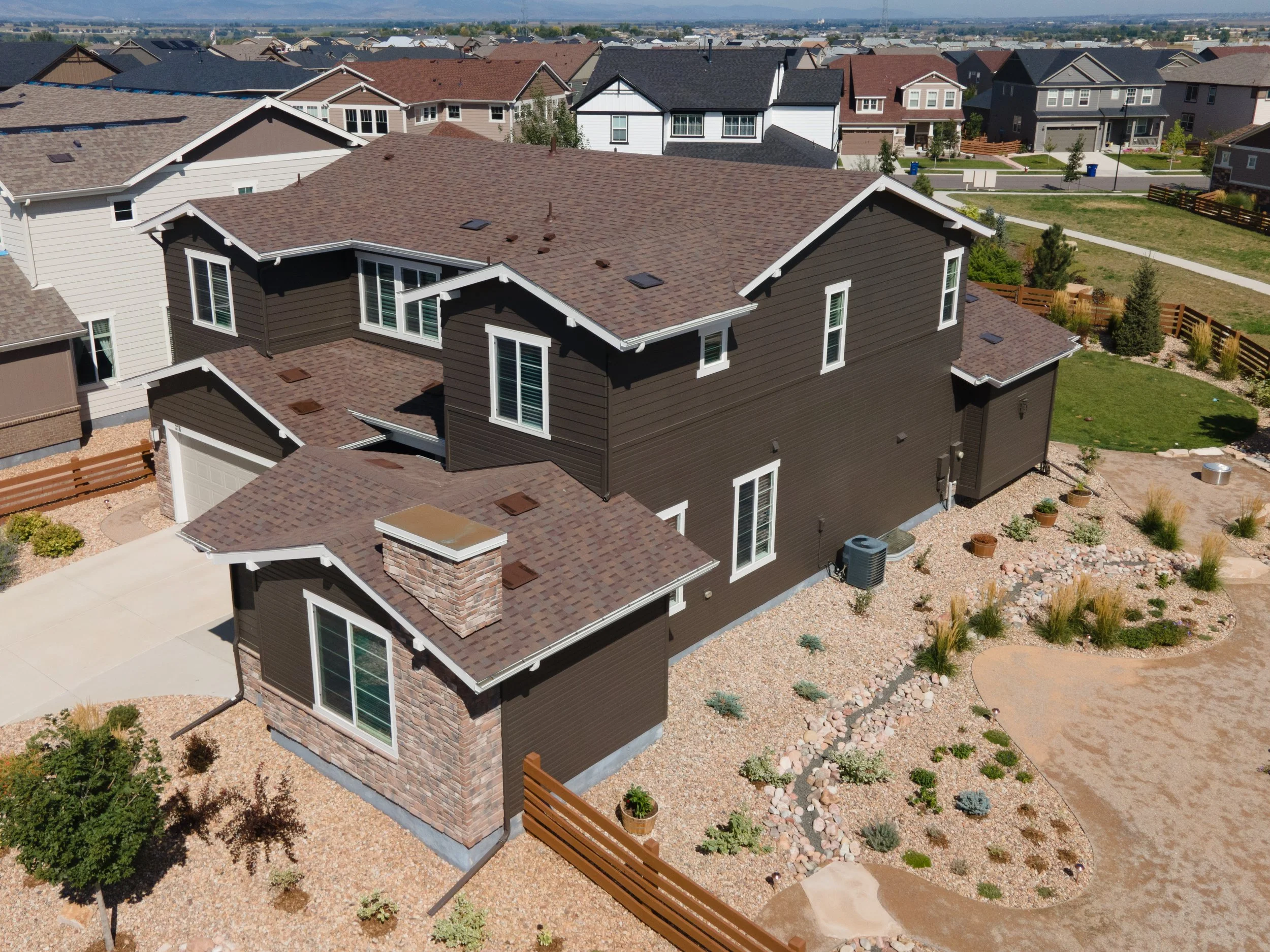 Repainting and a new roof were installed. Erie Colorado