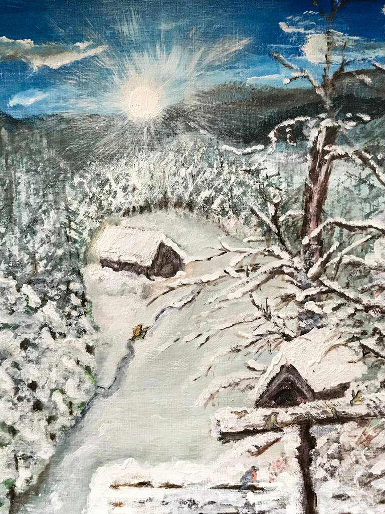 Rada Stancic, Acryl auf Papier