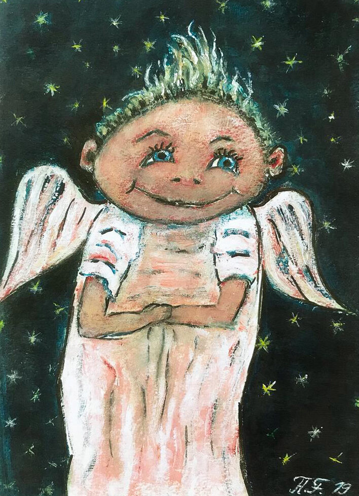 Anita Förstler, Acryl auf Papier