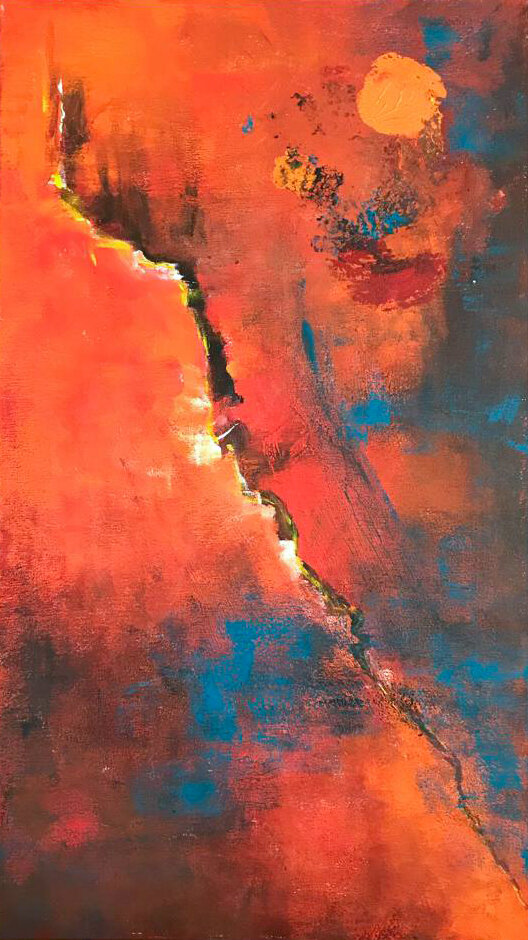 Anita Förstler, Acryl auf Leinwand