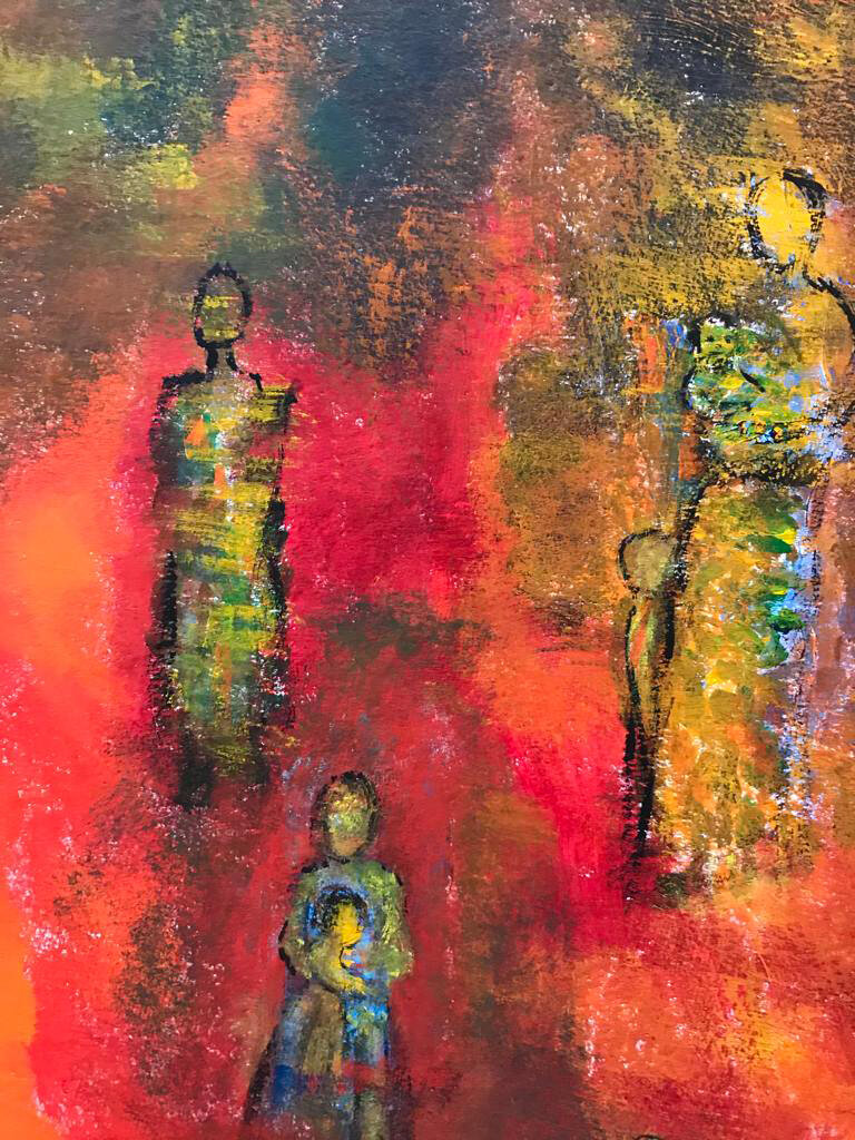 Anita Förstler, Acryl auf Papier