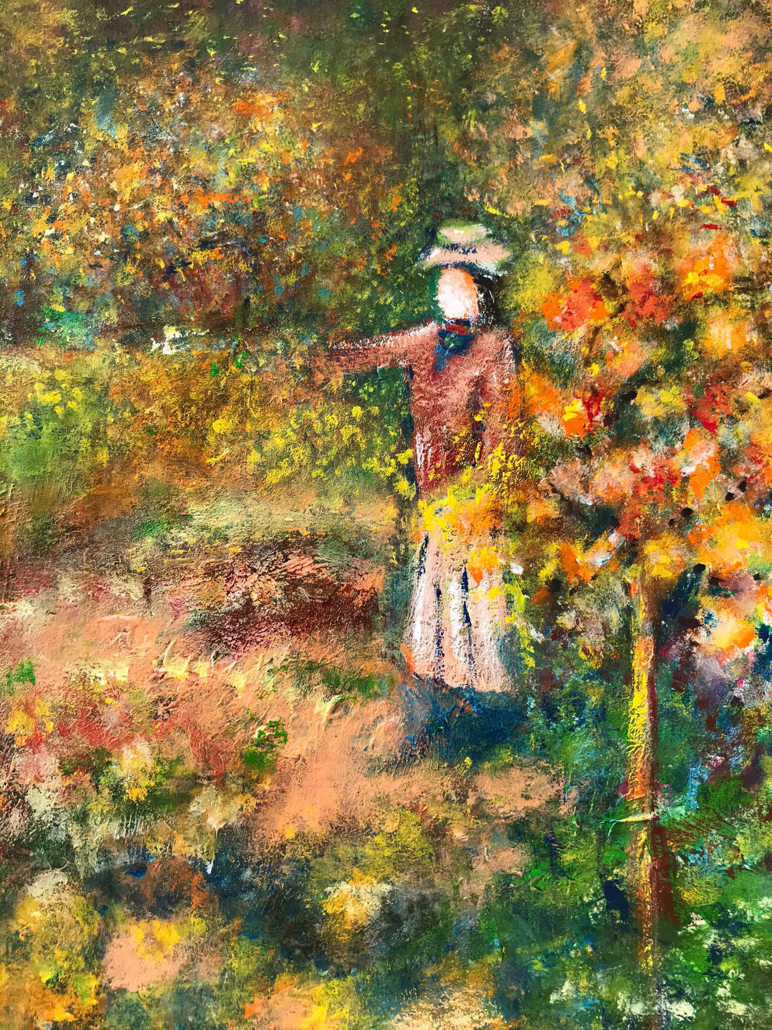Anita Förstler, Acryl auf Papier (nach Monet)