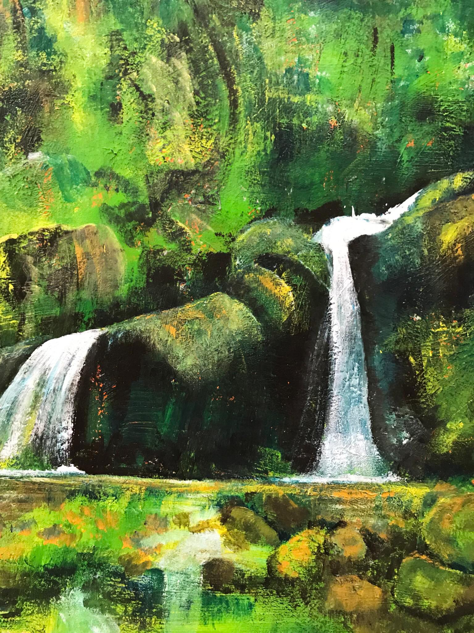 Anita Förstler, Acryl auf Papier