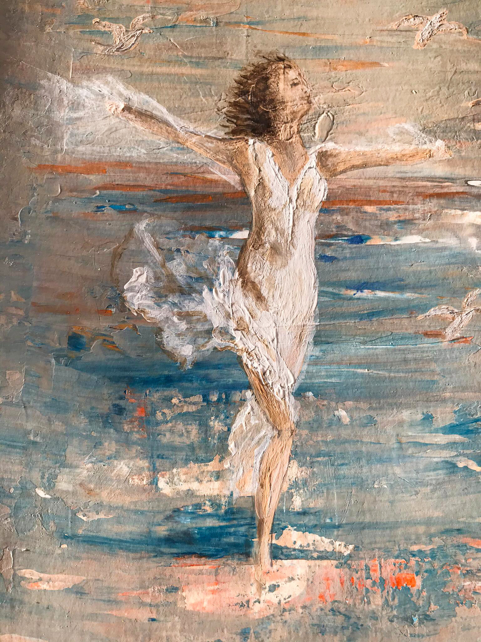 Rada Stancic, Acryl auf Karton