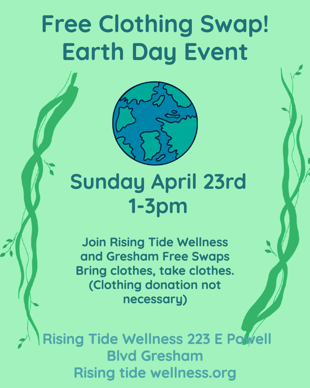 Weekly yoga, and retreat calendar — Rising Tide Wellness
