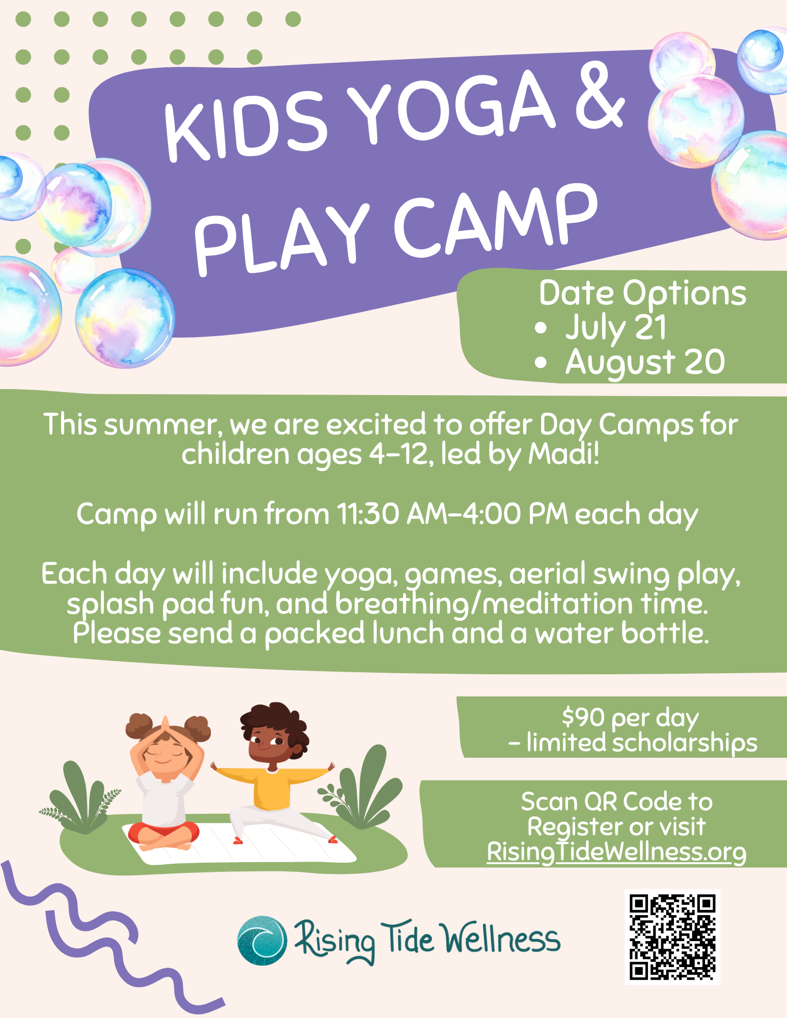 Kids Yoga &amp; Play Camp