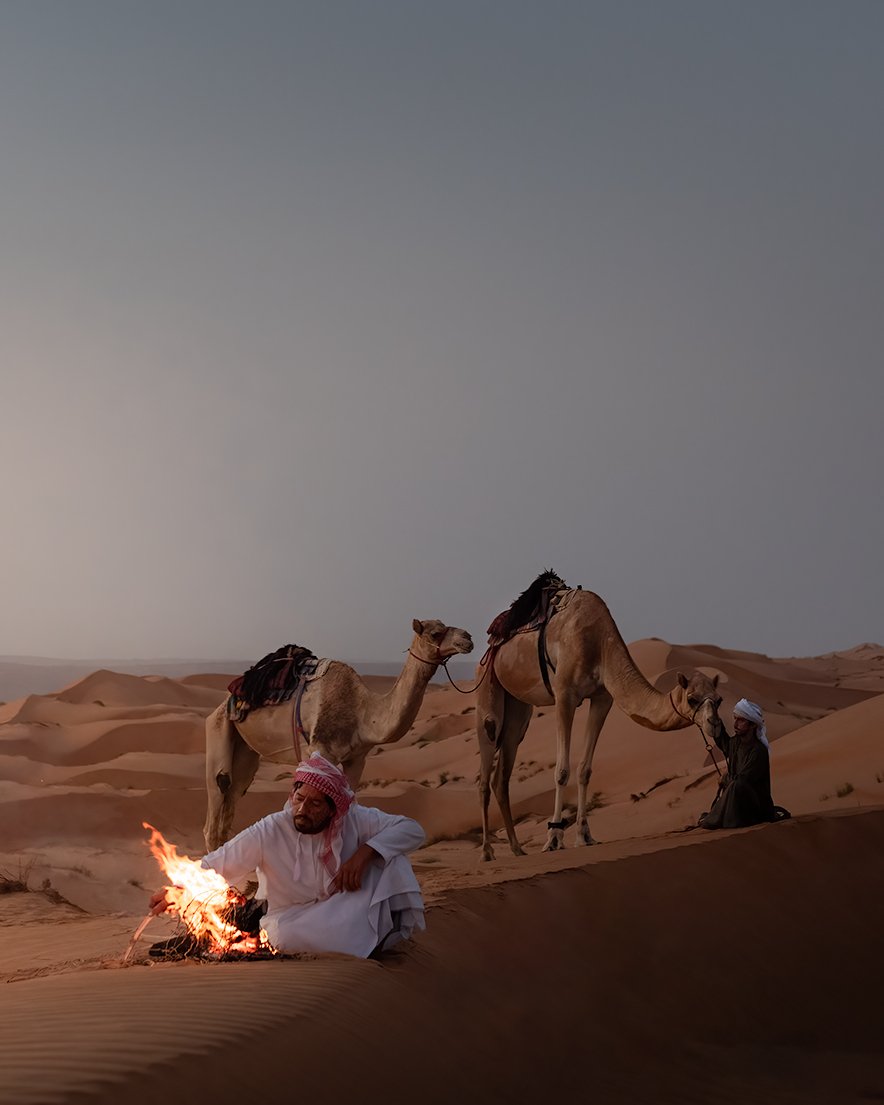 Bedouins in Al Sharqiyah Sands