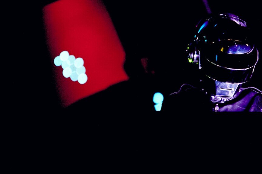 Daft Punk at Keyspan Park in Brooklyn, 2007 (Photo by Phillip Angert)